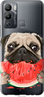 

Чехол Мопс и арбуз для Infinix Hot 12i 1502087