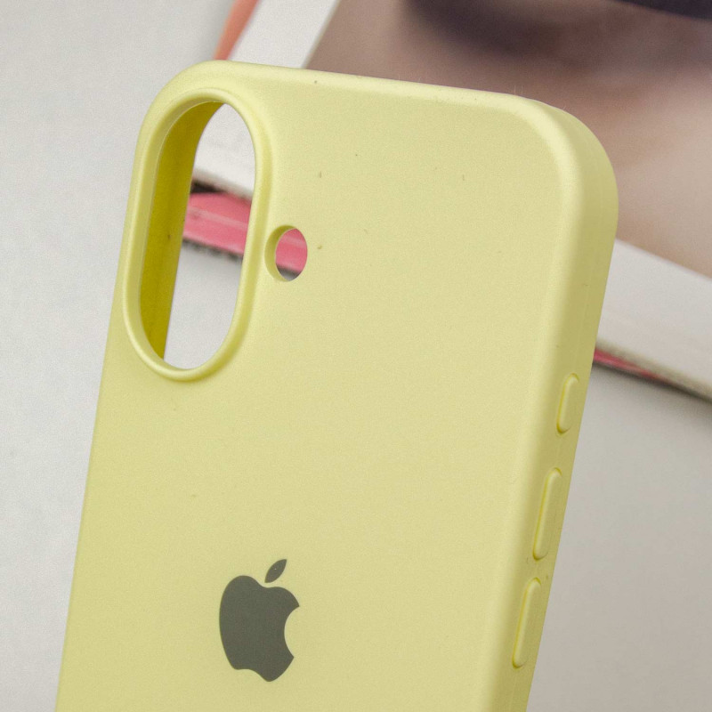 Заказать Чехол Silicone Case Full Protective (AA) для Apple iPhone 16 Plus (6.7") (Желтый / Mellow Yellow) на vchehle.ua