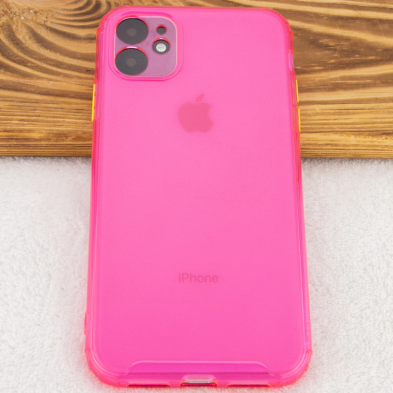 Фото TPU чехол Сolor matte для Apple iPhone 11 (6.1") (Розовый) в магазине vchehle.ua