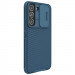 Фото Карбоновая накладка Nillkin Camshield (шторка на камеру) для Samsung Galaxy S23+ (Синий / Blue) в магазине vchehle.ua