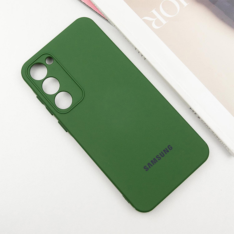 Фото Чехол Silicone Cover Lakshmi Full Camera (AAA) with Logo для Samsung Galaxy S20 FE (Зеленый / Cyprus Green) на vchehle.ua