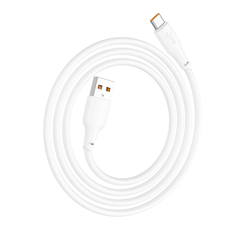 Фото Дата кабель Hoco X93 Force USB to Type-C 27W (1m) (White) на vchehle.ua