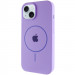 Чохол Silicone Case Full Protective (AA) with Magnetic Safe на Apple iPhone 15 (6.1") (Бузковий / Dasheen)