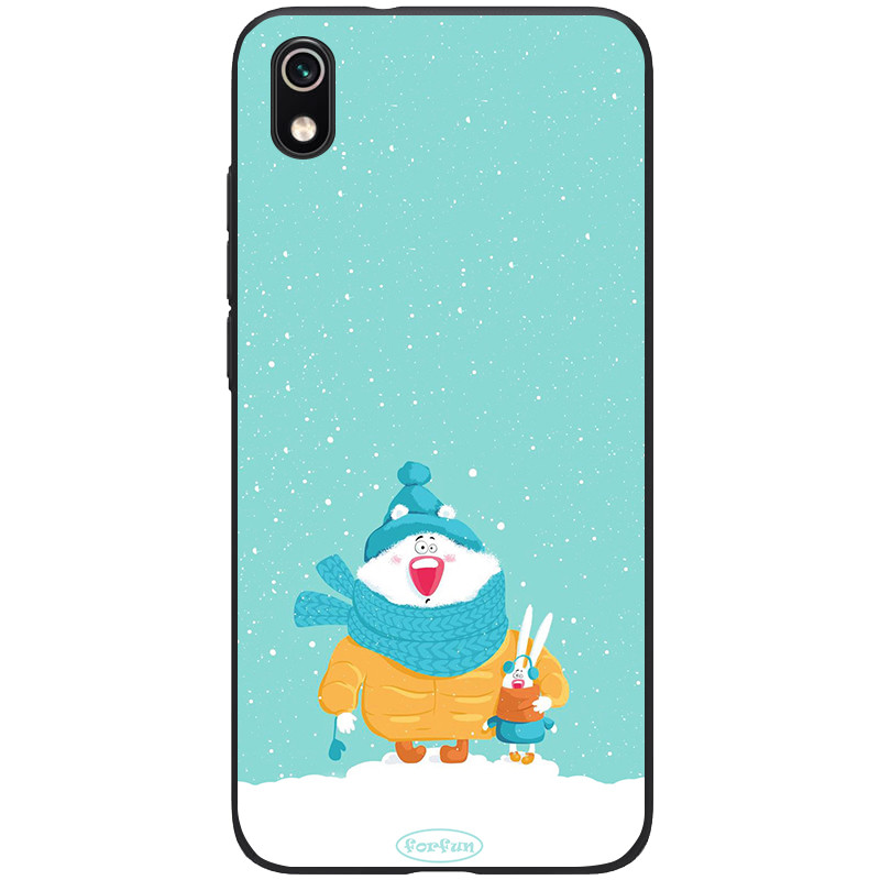 

TPU+PC чехол ForFun для Xiaomi Redmi 7A (Медведь и заяц / Голубой) 748238