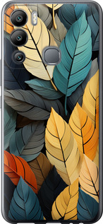 

Чохол Кольорове листя на Infinix Hot 12i 1629874