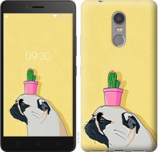 

Чохол Мопс з кактусом на Lenovo K6 Note 795532