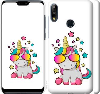 

Чехол Единорог в очках для Asus Zenfone Max Pro M2 ZB631KL 911986