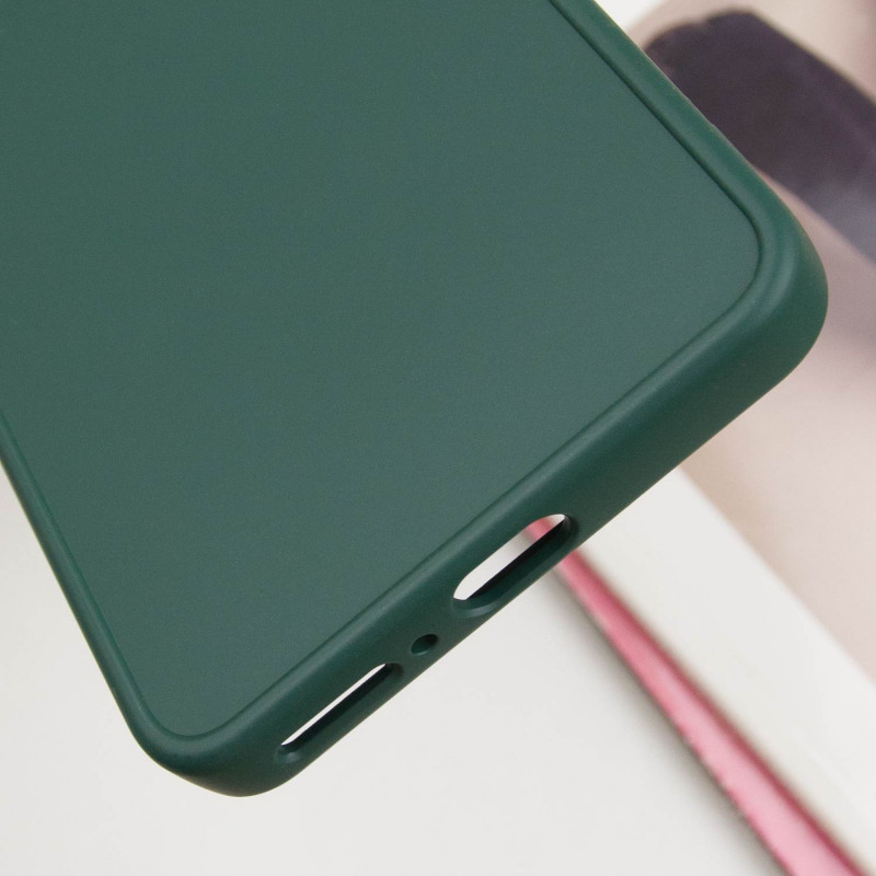 Купить TPU чехол Bonbon Metal Style для Xiaomi Redmi Note 13 4G (Зеленый / Army green) на vchehle.ua