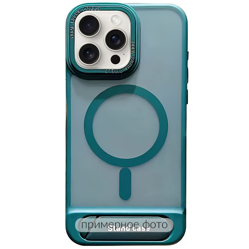 TPU+PC чохол Stand case на Apple iPhone 16 Pro (6.3") (Green)