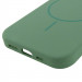 Купити Чохол Silicone Case Full Protective (AA) NO LOGO with Magnetic Safe на Apple iPhone 14 (6.1") (Зелений / Pine green) на vchehle.ua