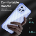 Замовити Чохол TPU Ease Carbon color series на Apple iPhone 12 Pro Max (6.7") (Синій / Прозорий) на vchehle.ua
