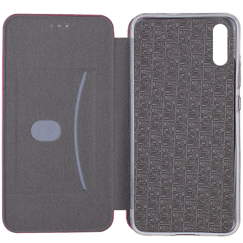 Фото Шкіряний чохол-книжка Classy на Xiaomi Redmi 9A (Бордовий) в маназині vchehle.ua