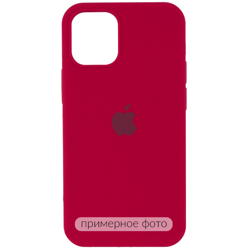 Чохол Silicone Case Full Protective (AA) на Apple iPhone 16 Plus (6.7") (Червоний / Rose Red)