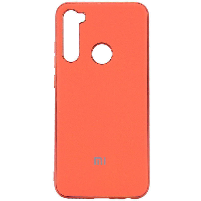 TPU чехол Matte LOGO для Xiaomi Redmi Note 8 / Note 8 2021 (Розовый  / Coral)