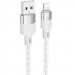 Дата кабель Hoco X99 Crystal Junction USB to Lightning (1m) (Gray)