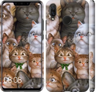 

Чехол коты для Huawei Nova 3 757716