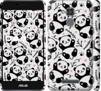 Чохол Панди на Asus Zenfone 3 Max ZC520TL
