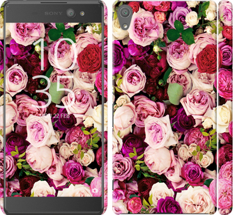 Чехол Розы и пионы для Sony Xperia XA Ultra Dual F3212