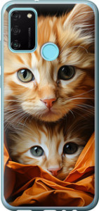 Чохол Котики 2 на Huawei Honor 9A