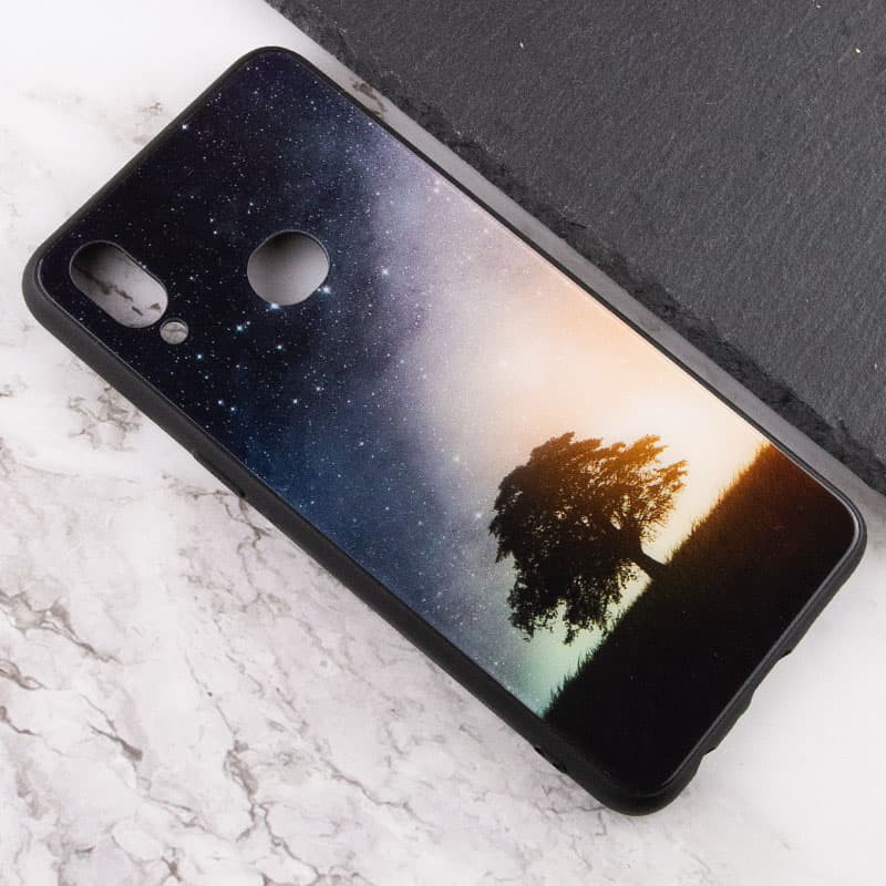Фото TPU+Glass чехол Diversity для Samsung Galaxy A10s (Tree) в магазине vchehle.ua