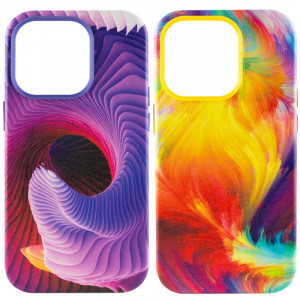 Шкіряний чохол Colour Splash with Magnetic Safe на Apple iPhone 13 Pro (6.1")