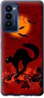 

Чехол Чёрная кошка под луной для Tecno Camon 18p CH7n 1422546