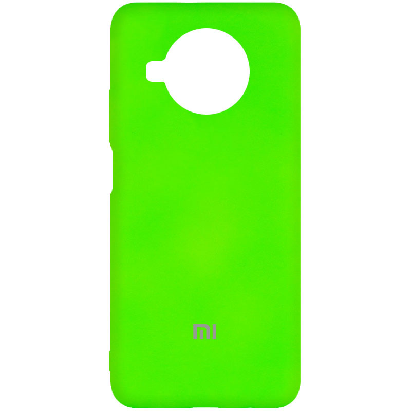Чохол Silicone Cover My Color Full Protective (A) на Xiaomi Mi 10T Lite / Redmi Note 9 Pro 5G (Салатовий / Neon green)