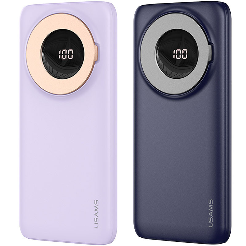 Портативное ЗУ Usams US-CD171 PB62 QC3.0+PD 20W Wireless Charging 10000 mAh
