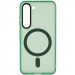 Фото Чохол TPU Lyon frosted with Magnetic Safe на Samsung Galaxy S23 (Green) на vchehle.ua