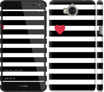 

Чехол Черно-белые полосы для Huawei Y5 2017 752118