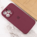 Чохол Silicone Case Full Camera Protective (AA) на Apple iPhone 15 Pro Max (6.7") (Бордовий / Plum) в магазині vchehle.ua