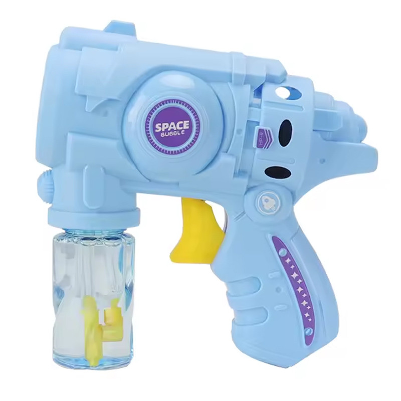 Пістолет із мильними бульбашками Space Bubble Gun (2 pack bottle - 50+50ml) (Blue)