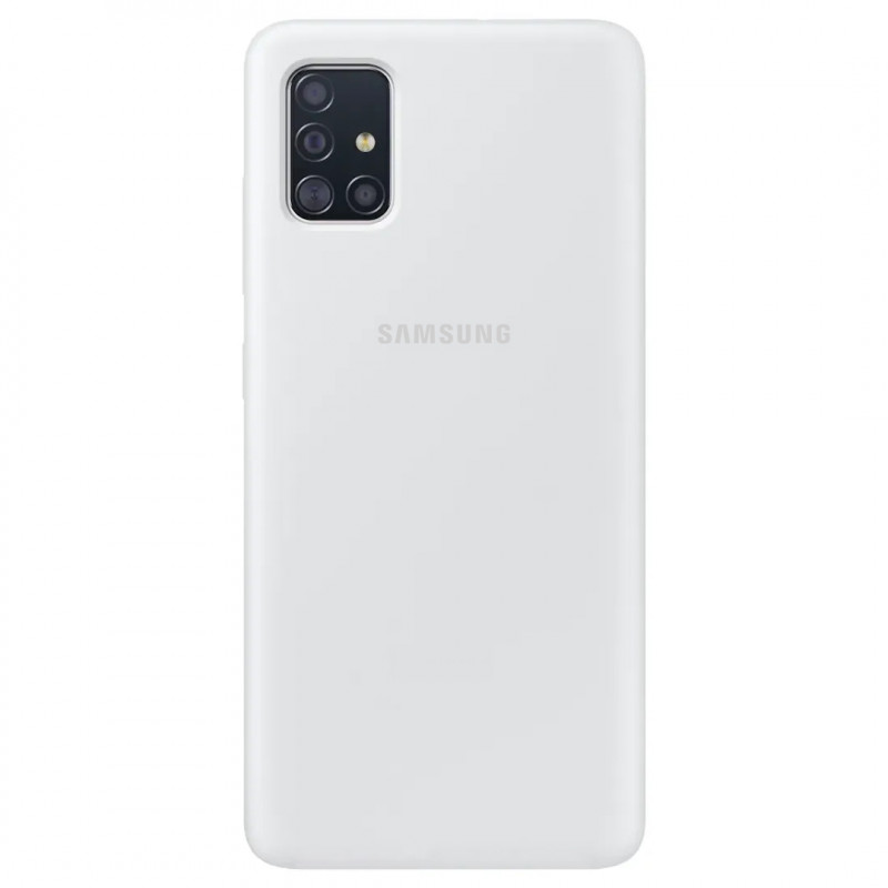 

Чехол Silicone Cover Full Protective (AA) для Samsung Galaxy A51 (Белый / White) 871035