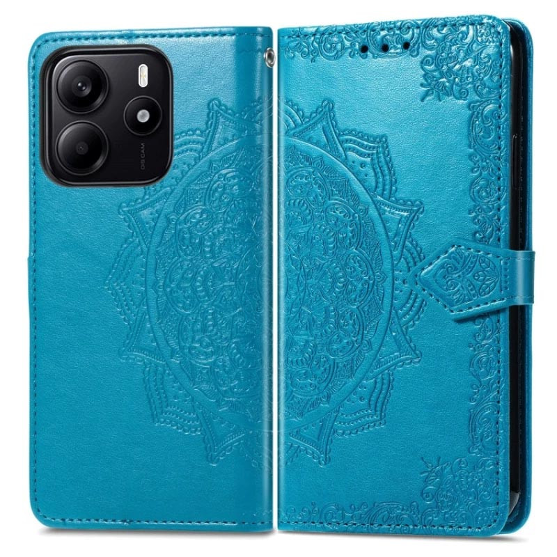 Фото Кожаный чехол-книжка Art Case с визитницей для Xiaomi Redmi Note 14 5G (Синий) в магазине vchehle.ua
