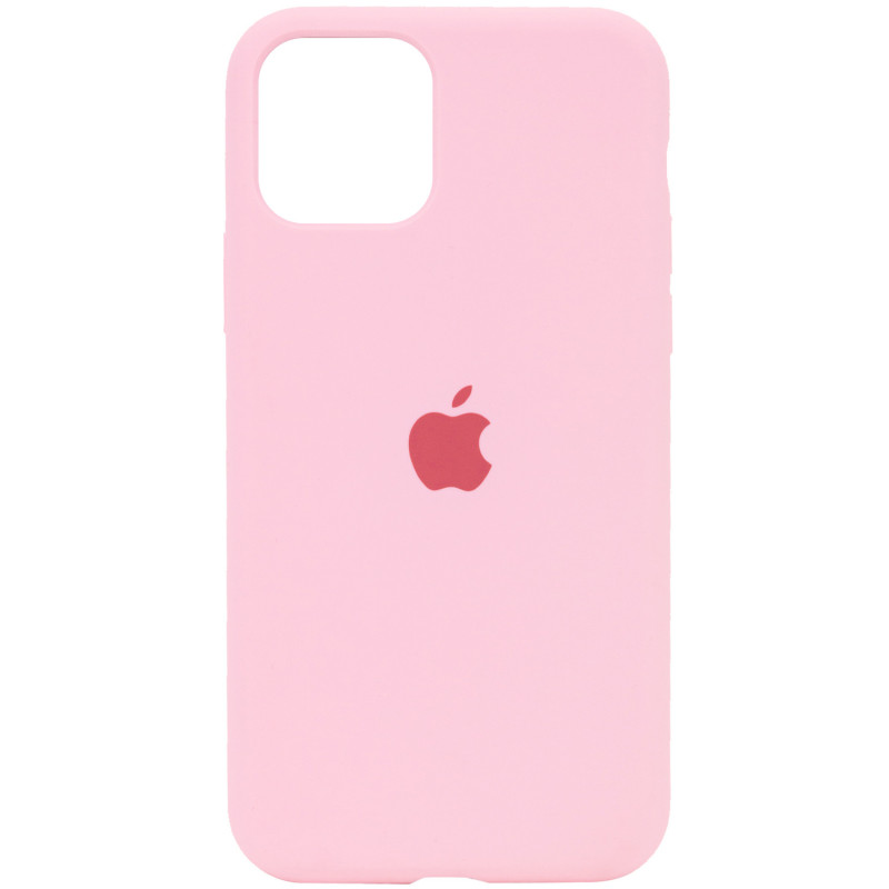 Чохол Silicone Case Full Protective (AA) на Apple iPhone 11 Pro Max (6.5") (Рожевий / Light pink)