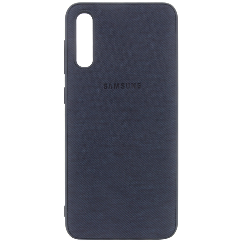 

TPU чехол Textile Logo для Samsung Galaxy A70 (A705F) (Синій) 877128