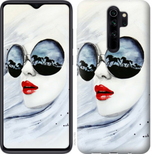 

Чохол Дівчина аквареллю на Xiaomi Redmi Note 8 Pro 778571