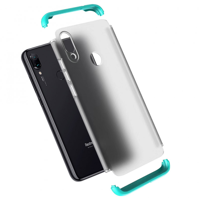 

Матова PC накладка GKK LikGus 360 градусів для Xiaomi Redmi Note 7 (Бірюзовий) 747635