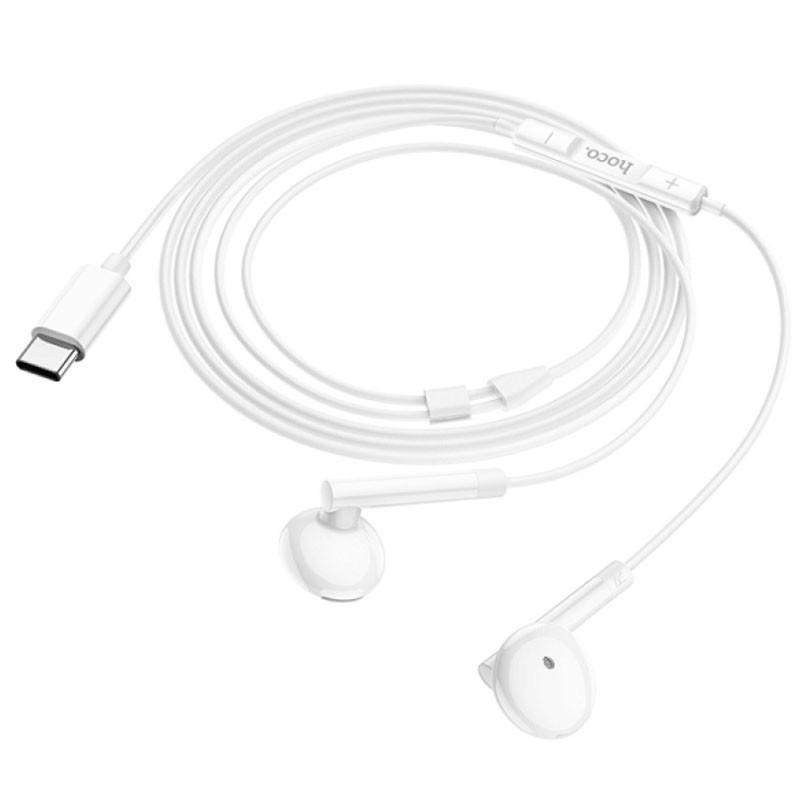 Фото Стерео наушники Hoco M95 Type-C (White) в магазине vchehle.ua