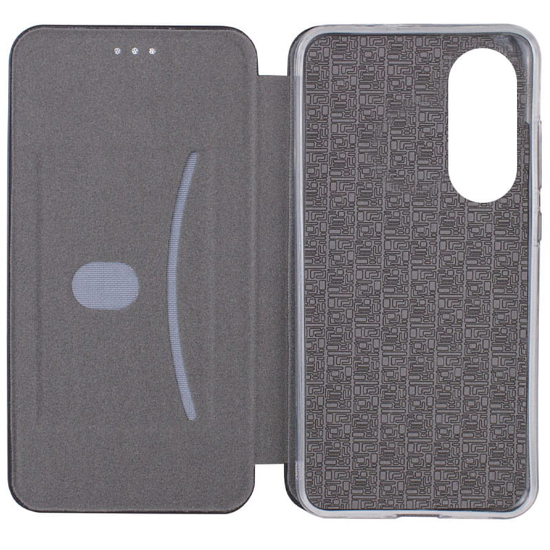 Фото Кожаный чехол-книжка Classy для Oppo A38 / A18 (Темно-синий) в магазине vchehle.ua
