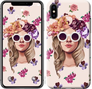 

Чохол Дівчина з квітами v2 для iPhone XS (5.8") 670875