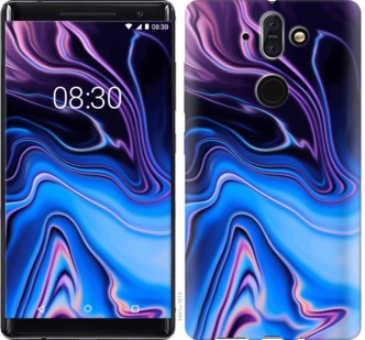 

Чехол Узор воды для Nokia 8 Sirocco 752824
