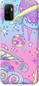 Чехол Розовая галактика для Oppo A53