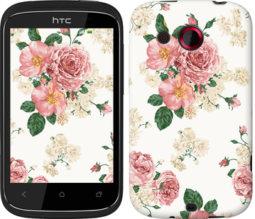 

Чехол цветочные обои v1 для HTC Desire C A320e 642177