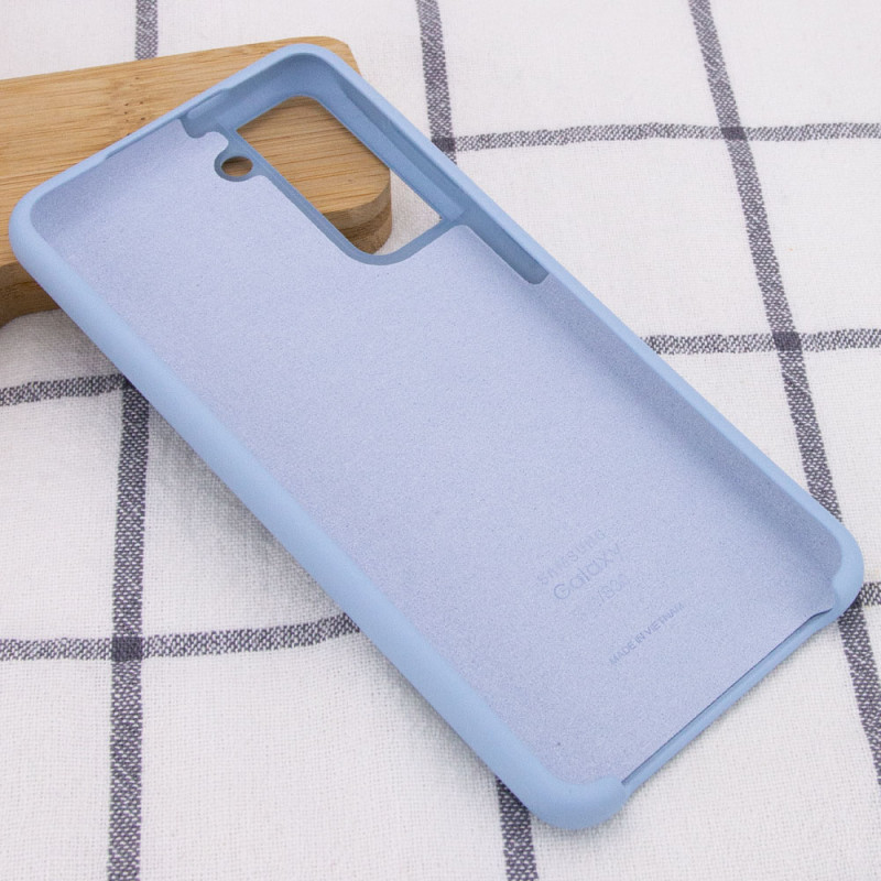 Фото Чохол Silicone Cover (AA) на Samsung Galaxy S21+ (Блакитний / Lilac Blue) в маназині vchehle.ua