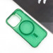 Фото Чехол TPU Radiance with Magnetic safe для Apple iPhone 15 Pro (6.1") (Green) на vchehle.ua