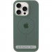 Чехол Silicone Case Full Protective (AA) with Magnetic Safe для Apple iPhone 11 (6.1") (Зеленый / Pine green)