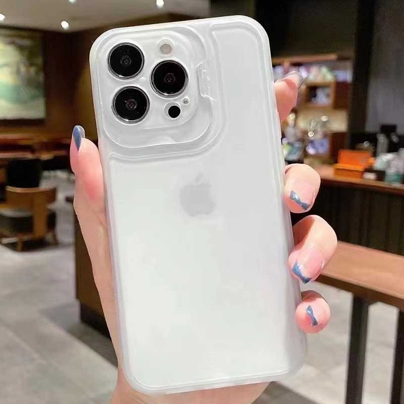 Фото TPU+PC чохол OpenCam Apple iPhone 14 Pro Max (6.7") (Білий) в маназині vchehle.ua