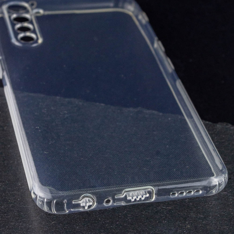 Фото TPU чохол GETMAN Transparent 1,0 mm на Realme XT (Прозорий / Transparent) в маназині vchehle.ua