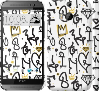 

Чехол Graffiti art для HTC One M8 745167